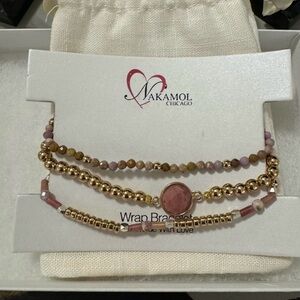 NWT Nakamol Heather Beaded 3
Piece Bracelet Set